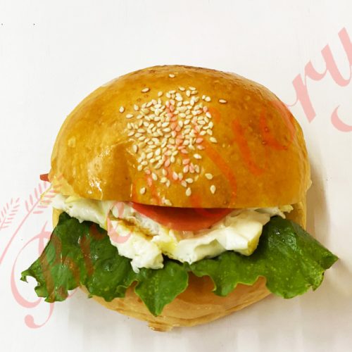 Egg Ham Cheese Burger